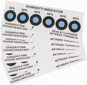 Humidity Indicator Card 10% 60% 6 Dots Cobalt Free Desiccant for Moisture proof PCB Packaging OEM