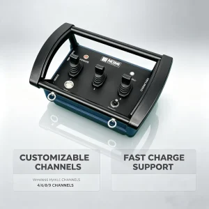 Hydraulic Joystick Wireless Controller Multi-channel AFH Custom OEM for Truck Crane Wood Grapple