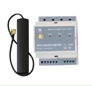 IAMMMETER 3 Phase WiFi Energy Meter WEM3046T Bidirectional Power Monitor Flexible 5A CT Compatible Solar PV & Grid Energy Meter
