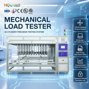 IEC 61215 And UL1703 Solar Module Static Dynamic Load Test Machine With 84 Cylinders And CSV Data Export System