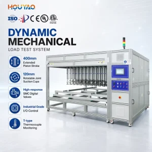 IEC 62782 Compliant 84 Cylinder Solar Panel Mechanical Load Testing Machine With 2600 1600 mm Module Test Platform