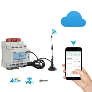 IEC Approved Smart IoT Wireless Three Phase Energy Meter with Class 0.5 Accuracy 120A Max Current for Remote Monitoring
