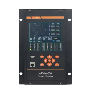 IEC61850 Three Phase Power Quality Monitoring Meter Power Analyzer with Ethernet Class 0.5 Accuracy 32GB Memory Fault Recording
