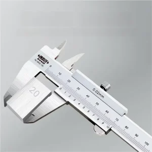 INSIZE Stainless Steel Mechanical Vernier Caliper Measuring Tool 5602 200 0 200mm + 0.03mm Resolution 0.02mm 1 Year Warranty