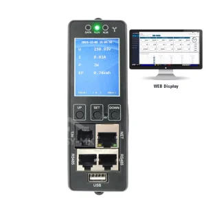 IP PDU Meter Customized IP Remote Control up to 48way Smart PDU Socket 63Amp 240V 3phase Hot Swap Network Management