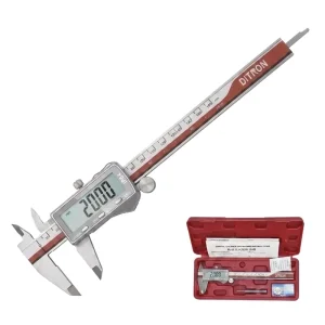 IP54 Digital Vernier Caliper 6 Inch 150mm Large LCD Screen Metal Caliper Micrometer Measuring Tools