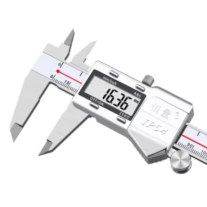 IP54 Electronic Digital Caliper High Precision Stainless Steel Vernier with Metal Shell Measuring Range 0 150mm
