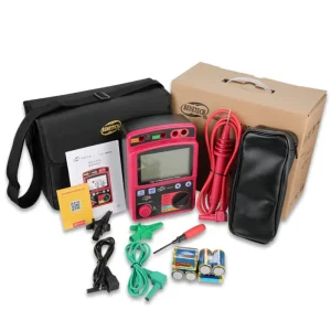 IP55 Protection Digital Electronic Megohmmeter 12V High Voltage Tester Insulation Resistance Meter