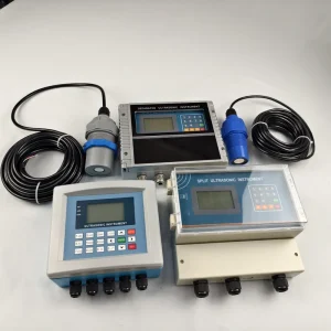 IP65 Probe Blind Zone 30cm Curved for Open Channel Ultrasonic Flow Meter OEM ABS Material