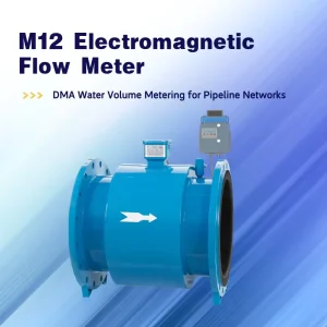 IP68 Battery Powered Magnetic Flow Meter 4G Remote Monitoring RS485 Smart Water Meter for City Pipeline Leakage