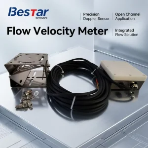 IP68 RS485 24GHz Doppler Radar Water Velocity Meter Non Contact Flow Velocity Sensor for Sewage Treatment