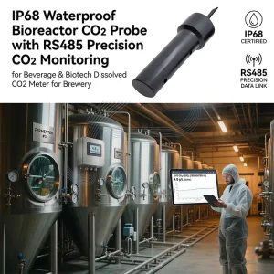 IP68 Waterproof Bioreactor CO2 Probe with RS485 Precision CO2 Monitoring for Beverage and Biotech Dissolved CO2 Meter for Brewery