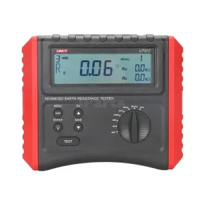 IParts UNI T UT572 Advance Earth Resistance Tester Digital Earth Ground Meter Soil Resistivity Test LCD Display Phone Tools