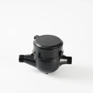 ISO4064 Class B 1/2 Inch-1 Inch Plastic ABS Digital Water Flow Meter Black Color Water Meter