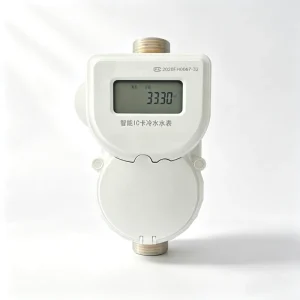 ISO4064 Class B Long Life Brass Prepaid IC Hot Cold Water Meter IP66 Protection Threaded OEM Customizable Warranty