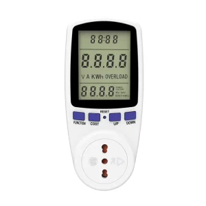 IT Single Phase LED Display Smart Socket Power Meter with Energy Metering and Billing Function Class 1.0 Accuracy 230V 16A