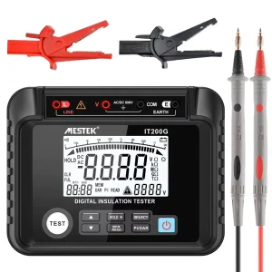 IT200G Auto Range Digital AC DC Voltage Measure Insulation Resistance Tester Megohmmeter Voltmeter