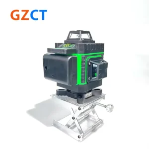 Industrial 360° Green Laser Level 16 Lines 4D Automatic Leveling with Storage Case for Construction Surveying and Office Use