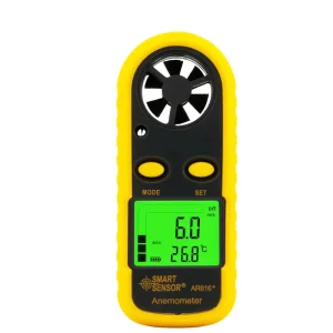 Industrial Anemometer Pocket Wind Gauge Meter Air Flow Speed Measuring Instrument Smart Sensor