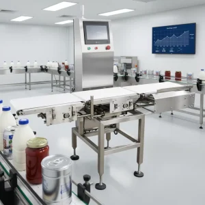 Industrial Checkweigher System with High Accuracy Dynamic Weighing and Reject Function Custom Configuration Supported