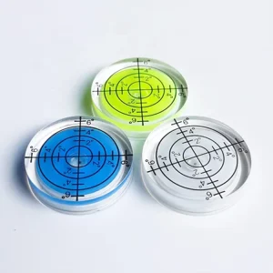 Industrial Circular Level Bubble Level Satellite Aerial with Scale 32mm Diameter 0.5mm Accuracy 0-5m Measurement Range