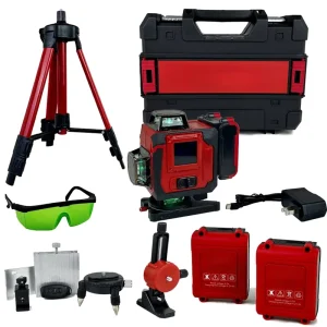 Industrial Cordless Professional 16-Line 3D Green Laser Level High Precision Indoor Self-Leveling Laser Level 6000mAh