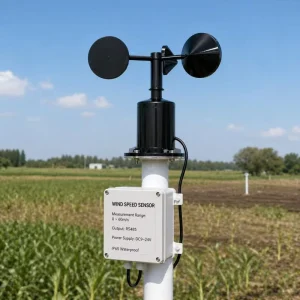 Industrial Cup Type Anemometer 24V with 4-20mA Output High Precision Wind Speed Sensor for Automation & Weather Station