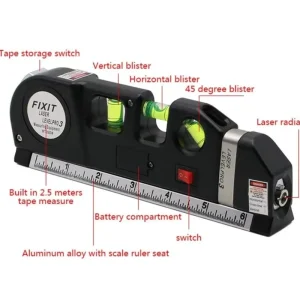 Industrial DIY Grade LV03 Green Laser Level Non Magnetic Infrared Cross Border Rotary Laser Level for Measuring