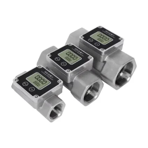 Industrial Digital Turbine Flow Meter Smart Flow Meter with Modbus RS485 High Precision Liquid Measurement