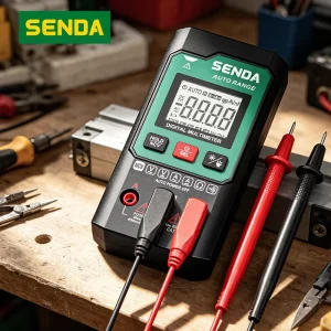 Industrial Electronic Intelligent Multimeter High Precision Safe Digital Multimeters Manual Range Tester Voltage Measure Tool