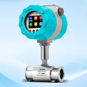 Industrial Flow Sensors Clamp Type Digital Stainless Steel Turbine Flow Meter for Water Oil Diesel Fuel Liquid Measurement OEM