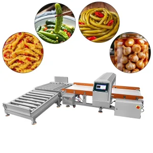 Industrial Food Metal Detection System for Production Line Quality Control and Safety Inspection