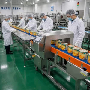 Industrial Food Metal Detector Machine Eco Friendly Design Easy to Use for Continuous Food Line Inspection