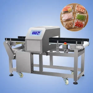 Industrial Food Metal Detector for Seafood Bread Biscuit Conveyor Belts Stainless Steel Multi Voltage Rated
