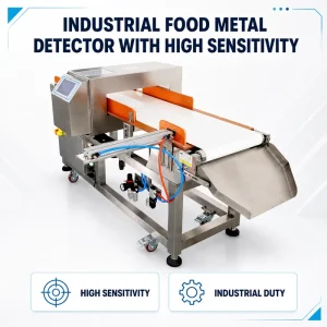 Industrial Food Metal Detector with High Sensitivity