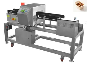 Industrial Food Processing Conveyor Belt with Food Metal Detector 304 Stainless Steel for Breads and Cakes