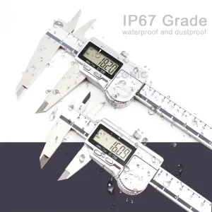 Industrial Grade 150 200 300MM Stainless Steel Coolant Proof Dust Proof Electronic Caliper IP67 Waterproof Digital Caliper