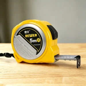 Industrial Grade 5m Steel Tape Measure Custom Logo Plastic Case Lock Measuring Tape for Engineering Carpenter Tools