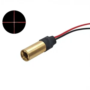 Industrial Grade 650nm 5mW Red Laser Diode Module Point Line Cross Adjustable Focus Glass Lens Positioning Alignment CE RoHS 1
