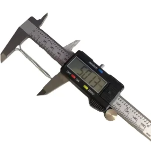 Industrial Grade Digital Display Vernier Calipers Stainless Steel Measures Length Thickness Depth Inside Diameter