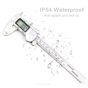Industrial Grade IP54 Waterproof Vernier Caliper Metal Housing Digital Pocket Slide Digital Caliper