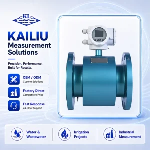Industrial Grade IP68 Protection Low-power Electromagnetic Hot Water Portable Flow Meters for Slurry Measurement
