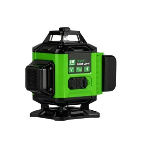 Industrial Grade Lithium Battery Powered Rotary Laser Level 5 Lines Green 360 Degree 30m Detection Range Electronic
