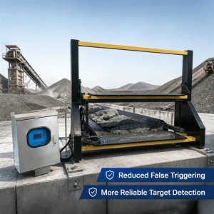 Industrial Grade Ore Mining Pulse Metal Detector No False Alarm on Steel Belt 40 Working CE Certified 1 Year Warranty