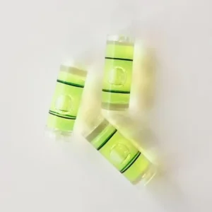 Industrial Grade Small Bubble Mini Spirit Level Vial with 0.5mm Accuracy and 0-5m Measurement Range