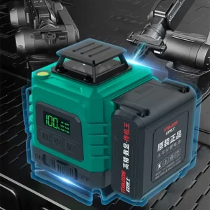 Industrial High Accuracy Infrared Ray Self Leveling 360 Horizontal Vertical 8 12 16 Lines 4D Green Level Laser Level Lithium