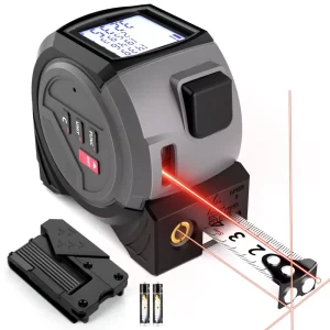 Industrial Infrared Laser Rangefinder Tape Measure Electronic Ruler High-Precision Cross Laser Level Three-in-One Measurement