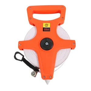 Industrial Long Distance Meter 100m 330ft Open Reel Double Side Fiberglass Measuring Tape Portable Professional Tape Measure