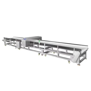 Industrial Metal Detector with Flap Rejection for Loose Materials Pine Nuts and Grains Impurity Inspection