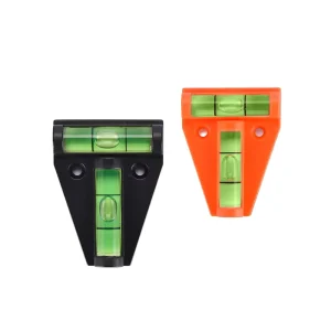 Industrial Mini T-type Spirit Level Bubble Measurement Instrument Two-Way Horizontal Plastic Mini Spirit Level Triangle Scope